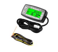 Runleader Compteur horaire numérique, jauge de température du moteur, alerte RPM et température, affichage des rétroéclairages pour tracteur de pelouse, générateur de compresseur(RL-HM035A-TS003)