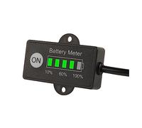 Runleader DC 12V a 48V LED Mini Indicador de Energía de la Batería, Recordatorio de Carga, Aplicable a Cortadora de Césped Con LiFePO4 18650 de Plomo