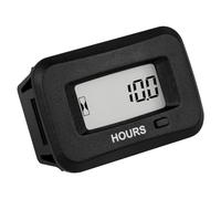Runleader Medidor de horas de mantenimiento digital, CA/CC de 5 V a 277 V para cortadora de césped ZTR, tractor, generador, motocicleta, RV, autocaravana, fresadora, etc.