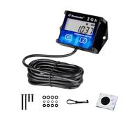 Runleader RL-HM011HA Contador de Horas y Tacómetro para Motores de Gasolina - IP65 Impermeable, Retroiluminado, sin Alimentación Externa, para Cortacésped, Generador, ATV, Motos de Agua