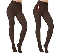 Runmeihe 2 Pares de Medias Negras 80D para Mujer, Pantimedias y Medias Opacas Suaves y Elegantes Mujer Primavera Otoño