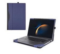 RUNMEIJIA Funda para Samsung Galaxy Book 3 Pro/Galaxy Book 3 Pro 360/Galaxy Book 3 Ultra de 16 pulgadas [no compatible con Galaxy Book 3 360] Funda 2 en 1, funda de piel sintética (azul)