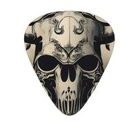Runner Bull Skull - Paleta de guitarra (12 unidades, apto para bajo, guitarra eléctrica, banda sonora, Yukrili