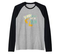 Runner Juego de Palabras Lo sentimos, Tenemos Que Correr Camiseta Manga Raglan