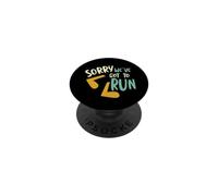 Runner Juego de Palabras Lo sentimos, Tenemos Que Correr PopSockets PopGrip Adhesivo