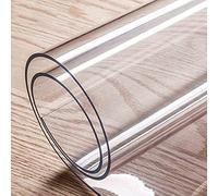 Runner Rug Heavy Duty Floor Protector Carpet Plastic Protect Pad Under Gaming Chair, L Shaped Desk Floor Rugs Runners for Room/Office/in Front of Couch, Low Pile Carpets Transparent Plastic Cushion, E