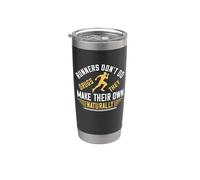 Runners Don't Do Drugs They Make Their Own Naturally Runner Vaso térmico de acero inoxidable de doble pared