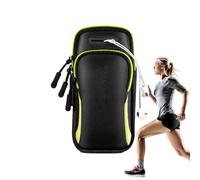 Running Armband Bag - Mobile Arm Pouch, Fitness Phone Sleeve | Water Resistant Nylon Construction Compact 18x9.5cm Size, Touch Friendly Screen Access, Stable Comfort Support Cycling Walking A