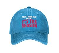 Running Caps Don't Even Ask I Can't It's Tax Season Quick Dry Mens Cap Sport Hats For Men Women Outdoor Casuales Gorra Ajustable Gorra De Béisbol para Aire Libre Running Tenis