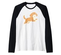 Running Cavapoo Dog Breed Mom Pet Lovers Owner Camiseta Manga Raglan
