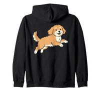 Running Cavapoo Dog Breed Mom Pet Lovers Owner Sudadera con Capucha