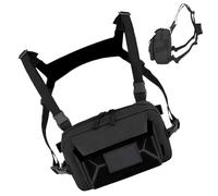 Running Chest Bag, Anti-Theft Lightweight Cycling Waistcoat Pack, Compact Design Ergonomic and Adjustable Portable Versatile Ideal for Hiking, Cycling, Fishing, Hunting