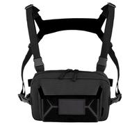 Running Chest Bag, Cycling Vest Pack, Black Khaki, Anti-Theft Harness, Oxford Utility Storage, Adjustable Strap Fit, Multi Pocket Outdoor Gear, for Hiking Fishing Travel