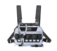 Running Chest Pack, Chest Bag Vest, 8.66x5.51x3.54 Inches Utility Pouch with Adjustable Straps, Secure Carrier for Women Jogging Hiking Camping Hunting Workouts, Tackle Storage