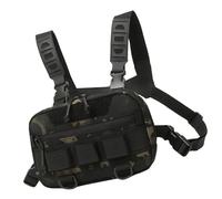 Running Chest Pack, de pecho, tela Oxford, portátil, 20 l, chaleco transpirable, mochila de malla trasera, multifuncional, grande, camuflaje, Ver descripción, Ver descripción