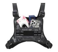Running Chest Pack for Men, Sports Chest Bag Running Vest, Waterproof Phone Holder Adjustable Pouch for Men & Women, Hunting, Biking, Travel, Cycling, Workout, Jogging, Runners