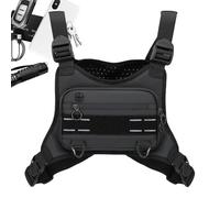 Running Chest Pack for Men, Sports Chest Bag Running Vest, Waterproof Phone Holder Adjustable Pouch for Men & Women, Hunting, Biking, Travel, Cycling, Workout, Jogging, Runners