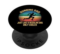 Running Dad Just Like A Regular Dad Only Cooler PopSockets PopGrip Adhesivo