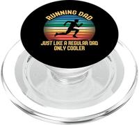 Running Dad Just Like A Regular Dad Only Cooler PopSockets PopGrip para MagSafe