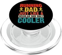 Running Dad Just Like A Regular Dad Only Cooler PopSockets PopGrip para MagSafe