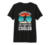 Running Dad Like A Regular Dad But Cooler For Fathers Day Camiseta Premium