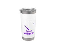 Running Empty Lupus Warrior Lupus Awareness Month Vaso térmico de acero inoxidable de doble pared