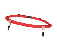 Running Event Belt-Elastic Race - Cinturón de sujeción para el labio con cierre rápido, cintura deportiva transpirable, accesorio para senderismo, senderismo, ejercicio al aire libre, rojo, ver
