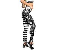 Running For Yoga Lovesy Print Stripes Pantalones Day Women's Valentine's Leggings Pantalones
