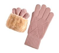 Running Glove -women Gloves Winter 23x9cm | Thermal Mitten, Winter Gloves Fingerless Convertible Mittens For Cold Weather,Knit Warm Glove For Cycling Driving Running Riding Hiking Work Skating Textin