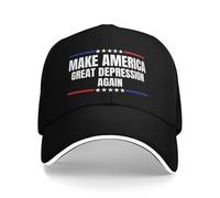 Running Gorros Hagamos Que Estados Unidos Vuelva A Ser Una Gran Depresión Casuales Sombrero Transpirable Sombrero Verano para Hombre Deportes Senderismo