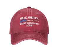 Running Gorros Hagamos Que Estados Unidos Vuelva A Ser Una Gran Depresión Moda Sombrero para El Sol Ajustable Casual Sombrero para Verano Running Exteriores