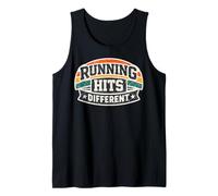 Running Hits Different Vintage Camiseta sin Mangas