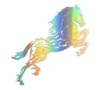 Running Horse Sticker - Reflective Car Stickers | Horse Running Jumping Racing Art Horsee Stickers, Cool Decal Decor For Car Bumpers, Trucks, And Horsee Sticker