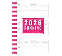 Running Log Book 2026: Daily Running Journal and Training Tracker | 110 Pages for Mileage, Time & Notes | 6x9 inches or (A5)