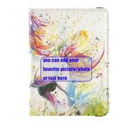Running Lovely Unicorn - Funda de piel para pasaporte, tarjetero, funda para pasaporte, funda para pasaporte, funda tipo cartera impermeable, Correr encantadores unicornios, 1 size