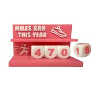Running Mile Counter - Mileage Recording Fitness Display | Strong Trackers with Clear Readout, Lightweight Design for Beginners Professionals Runners Joggers Athletes Trainers Daily Use