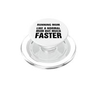 Running Mom Funny Womens Fitness Saying Jogging PopSockets PopGrip para MagSafe