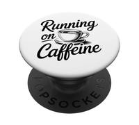 Running On Caffeine PopSockets PopGrip Adhesivo