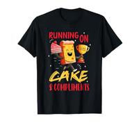 Running on cake and compliments Camiseta