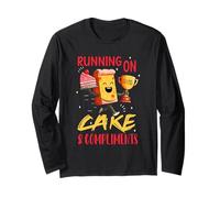 Running on cake and compliments Manga Larga