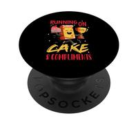 Running on cake and compliments PopSockets PopGrip Adhesivo