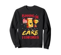 Running on cake and compliments Sudadera