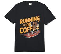 Running On Coffee - Divertido Corredor Amante de la cafeína Comfort Colors Adult Heavyweight T-Shirt