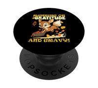 Running ON Gratitude and Gravy PopSockets PopGrip Adhesivo