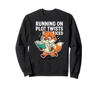Running On Trama Twists Iced Fox Reader Cute Sudadera