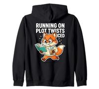 Running On Trama Twists Iced Fox Reader Cute Sudadera con Capucha