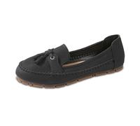 Running Shoes Women Casual Shoes für Damen für jeden Anlass. Trendiges Slip-On mit Quastensohle für ganzen Tag Komfort Perfekt für Ausflüge im Frühling und Sommer, Negro , 43 EU