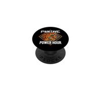 Running Skeleton Pain Cave Power Hour Endurance Athlete PopSockets PopGrip Adhesivo