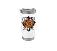 Running Skeleton Pain Cave Power Hour Endurance Athlete Vaso térmico de acero inoxidable de doble pared