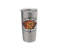 Running Skeleton Pain Cave Power Hour Endurance Athlete Vaso térmico de acero inoxidable de doble pared
